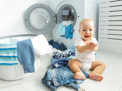امکان انتقال بیماری از مینی واش یا ماشین لباسشویی به نوزادان